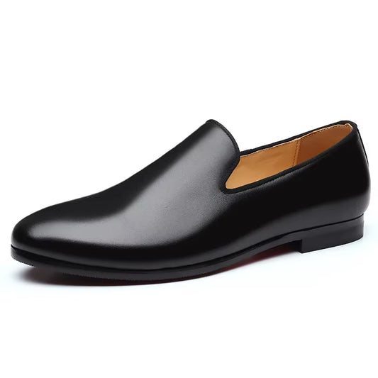 Man Party Wedding Driving Moccasins Footwear Genuine Leather Men Loafers Dress Shoes Slip on Male Shoes Casual Shoes